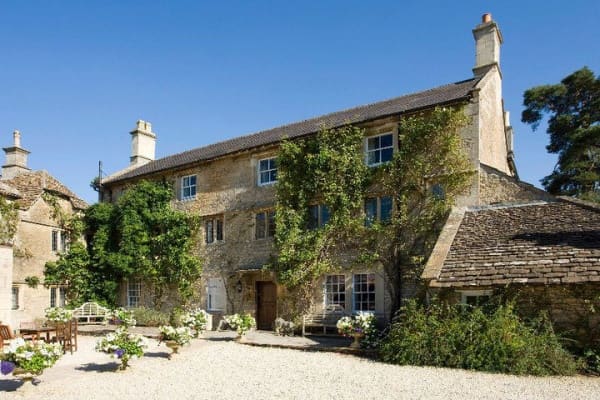 Exterior of main country house at Guyers House Hotel & Restaurant